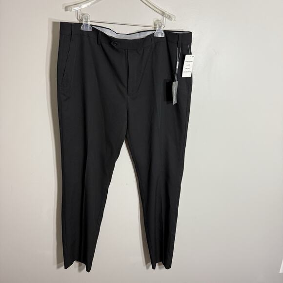 Michael Kors Matisse Dress Pants Black Stretch Wrinkle Resistant Mens Size 40X32 - Picture 5 of 6